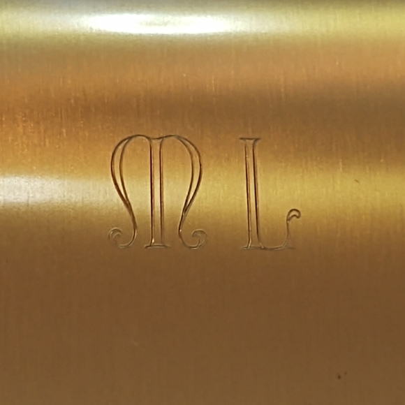 Vintage Art-Deco Volupte Gold Curv-Case Unisex Cigarette Compact in Box - Picture 6 of 11